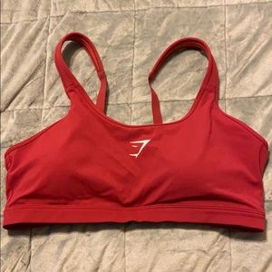 Red Gymshark bra XL